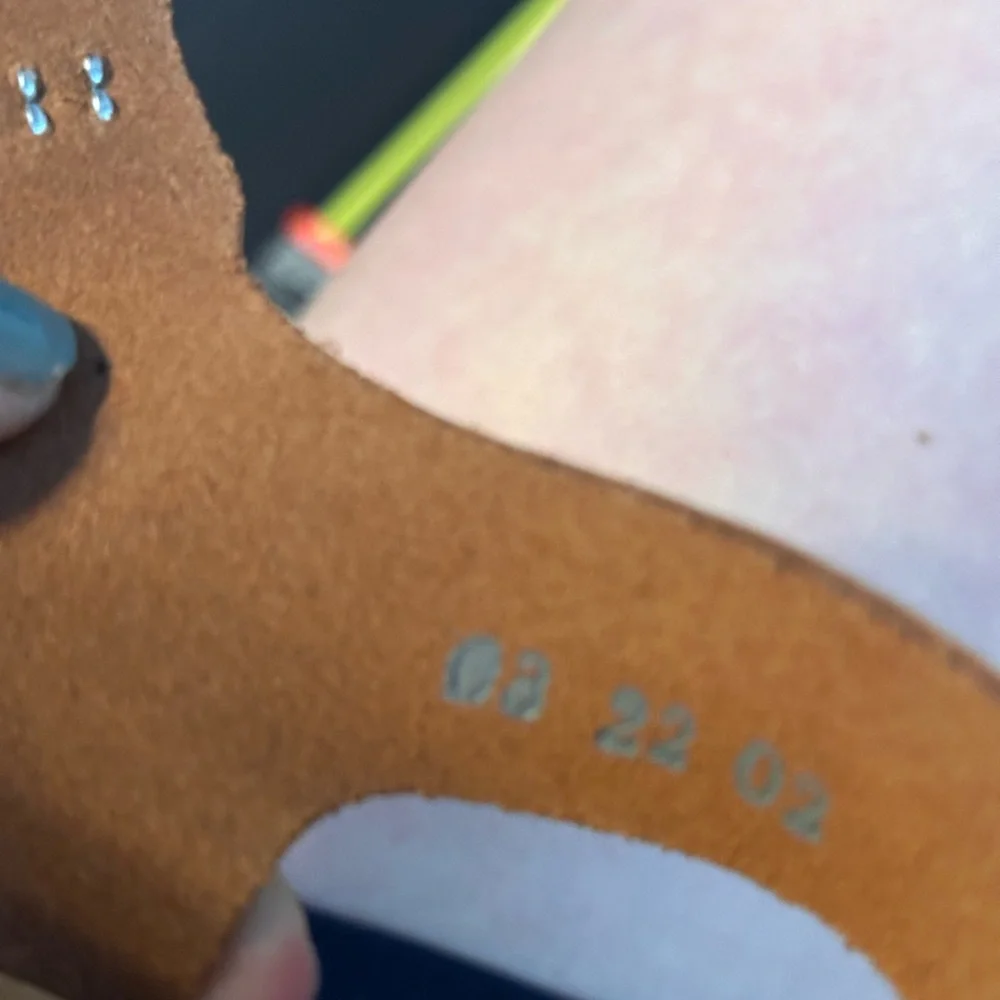 NEW Papillio by Birkenstock Glenda Wedge
Nubuck Leather Sandals EU 38 - Picture 7 of 7